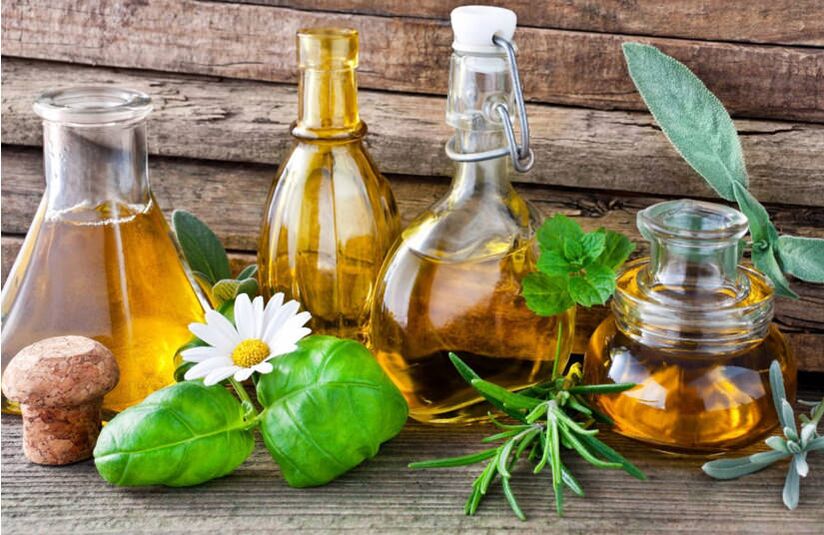 Infusionen von Kräutern